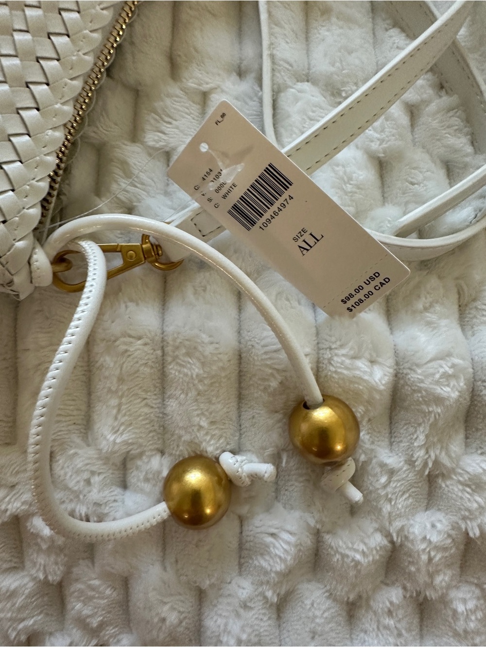 NWT ANTHROPOLOGY Calla Woven Crossbody Bag - Picture 6 of 6
